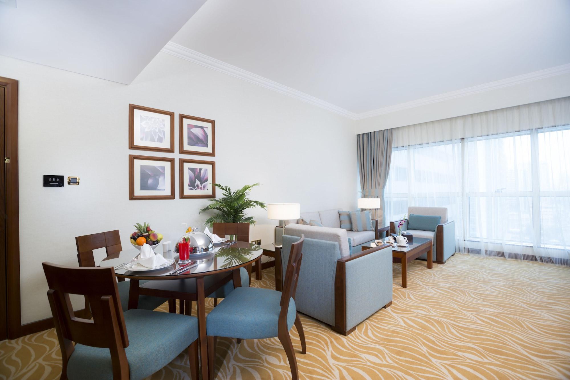 Grand Mercure Majlis Residences Abu Dhabi Eksteriør bilde A living room at the hotel