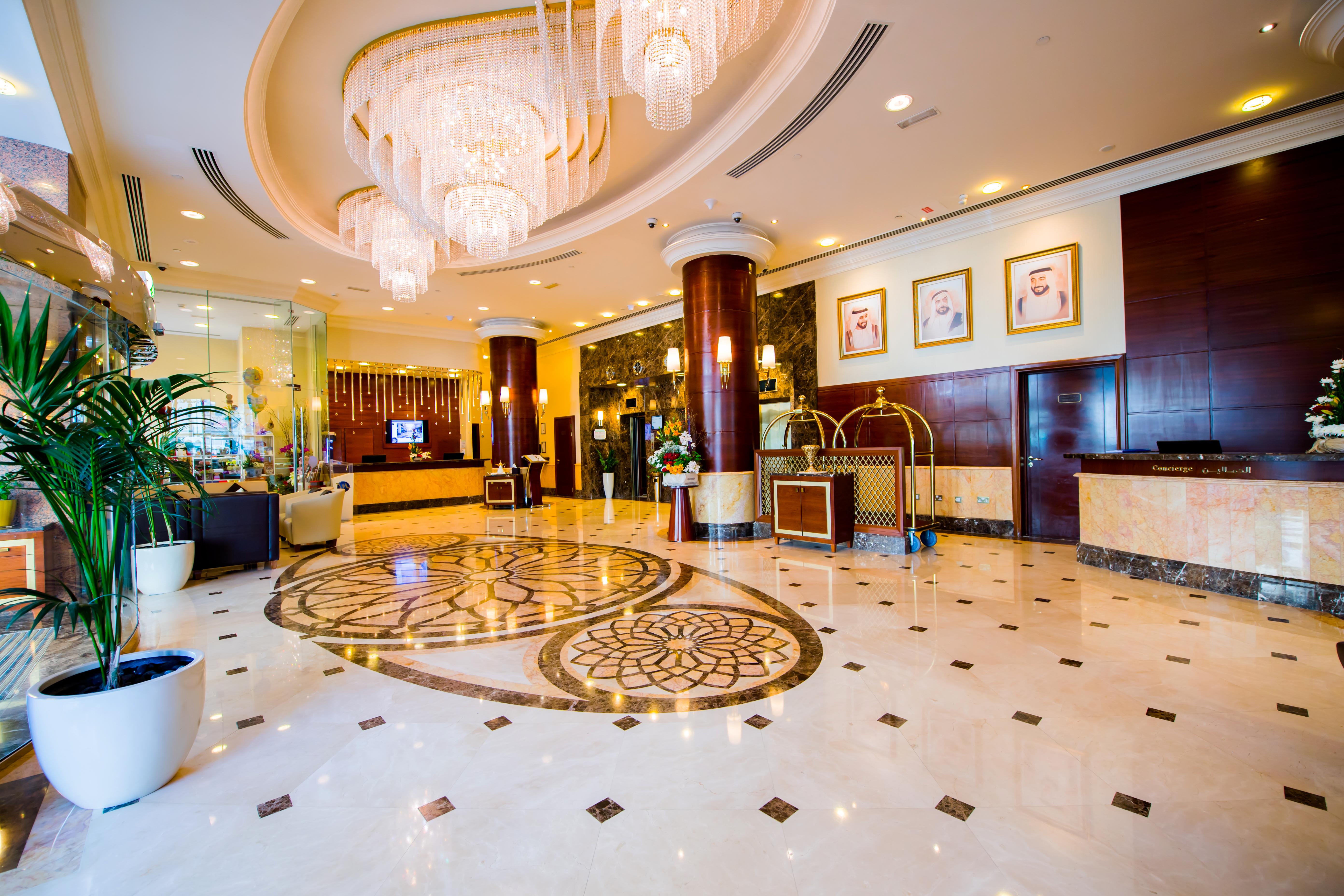 Grand Mercure Majlis Residences Abu Dhabi Eksteriør bilde Lobby